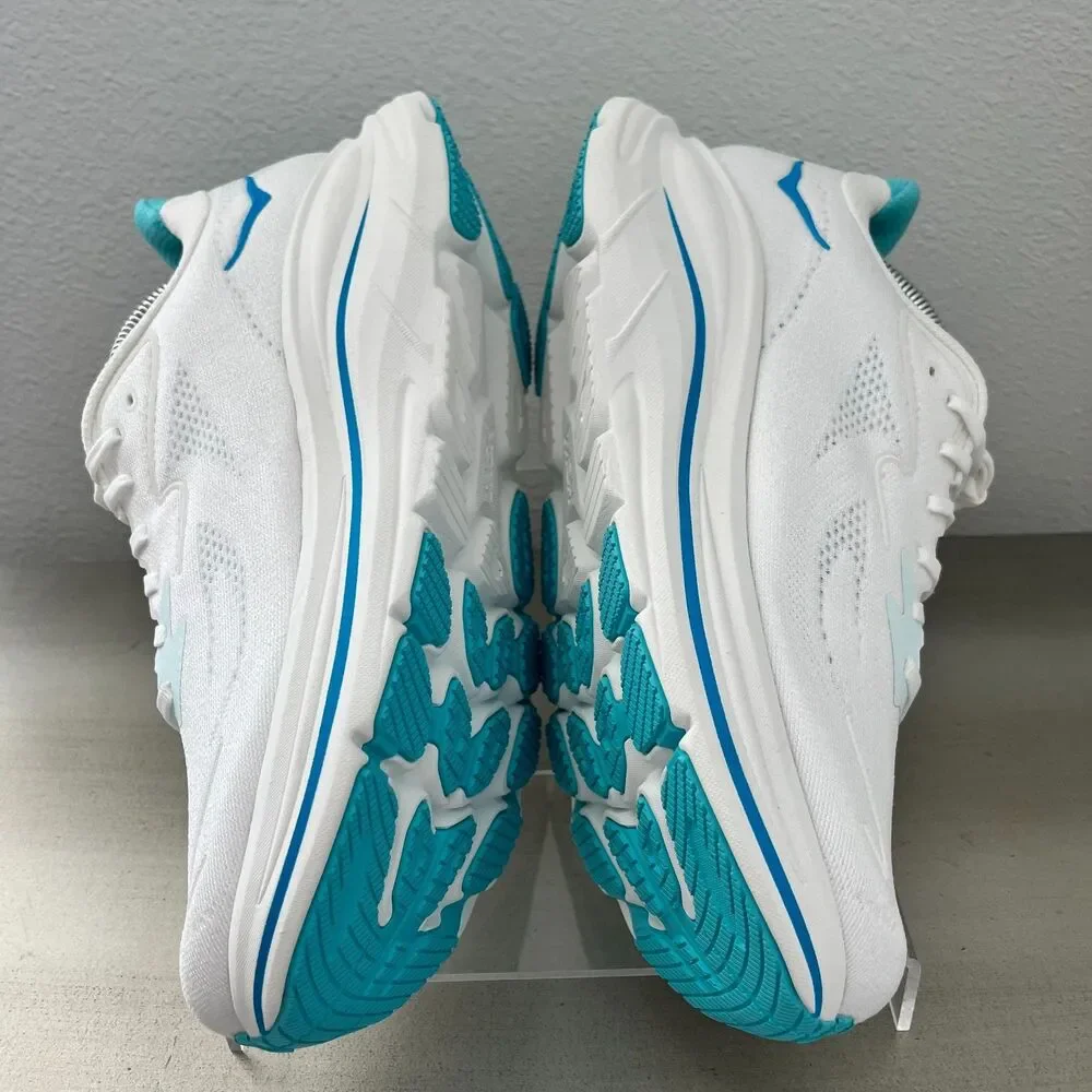 HOKA Clifton 10 Running Shoes | 1162032 VVKY | Men's 9 2E Wide | NEW